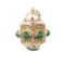 Gold and Green Onyx Lantern Pendant - image 1