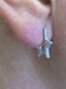 18K white gold 0.50ct Diamond Earrings - image 7