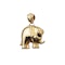 Gold Elephant Pendant - image 2