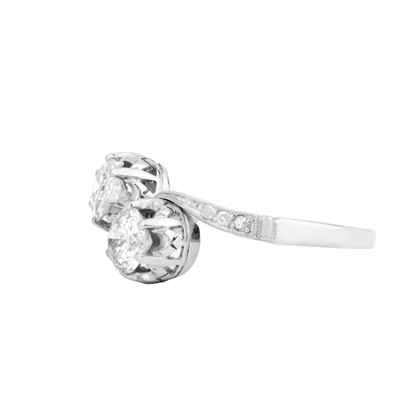 Platinum and Diamond Engagement Ring - image 2