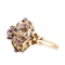 Antique Gold, Diamond and Ruby Ring - image 2