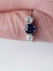 Sapphire and diamond engagement ring  DBGEMS - image 1