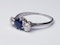 Sapphire and diamond engagement ring  DBGEMS - image 2