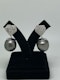 18K white gold Pearl and Diamond Earrings - image 2