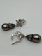 18K white gold Diamond and Pearl Earrings - image 4
