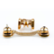 Vintage Meister “Around the Cuff” Links with Onyx set in 18 Karat Yellow Gold, Swiss circa 1950. - image 3