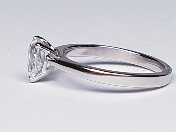 Pear shaped diamond engagement ring 4682  DBGEMS - image 3