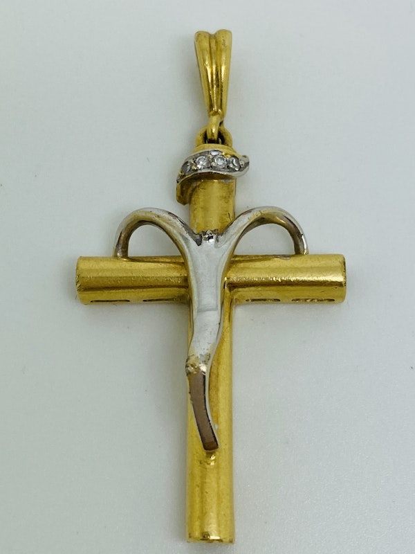 Cross, 18K yellow Gold. - image 1