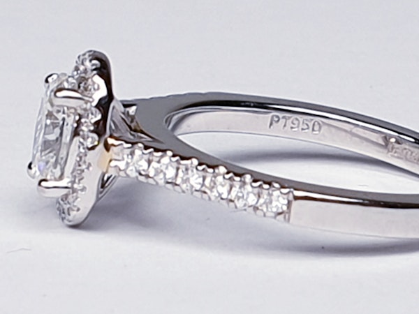 Oval diamond engagement ring  DBGEMS - image 4