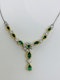 Natural Emerald & Diamond Necklace - image 1