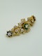18K yellow gold Diamond, Emerald, Ruby, Sapphire Hair Clip - image 4