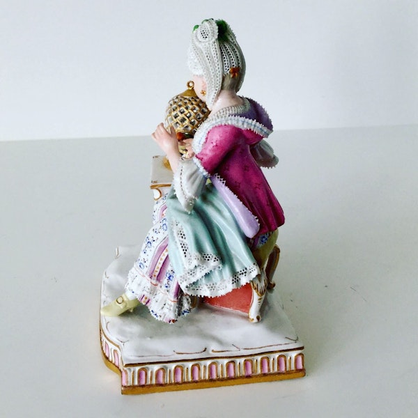 Meissen figure of touch - image 4