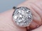 Antique Diamond Cluster Ring  DBGEMS - image 3
