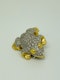 18K white/yellow gold Diamond Brooch - image 2