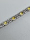18K white gold, 10.31ct Natural Yellow Sapphire and 1.02ct Diamond Bracelet - image 7
