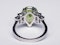 Peridot and Baguette Diamond Ring  DBGEMS - image 6