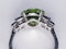 Peridot and Baguette Diamond Ring  DBGEMS - image 5