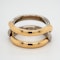 2 colour gold signed Cartier ring - image 2