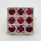 Ruby cluster ring - image 1