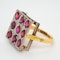 Ruby cluster ring - image 3