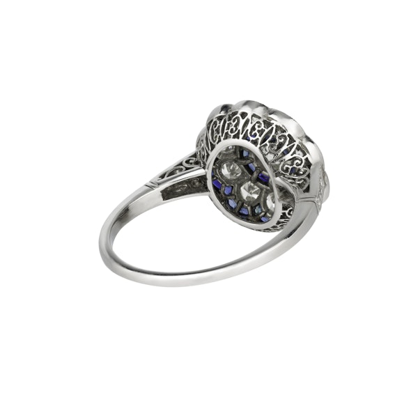 Sapphire diamond ring - image 2