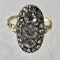 Ca 1800 gold and silver ring with diamonds - image 2