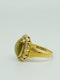 18K yellow gold Chrysoberyl and Diamond Ring - image 2