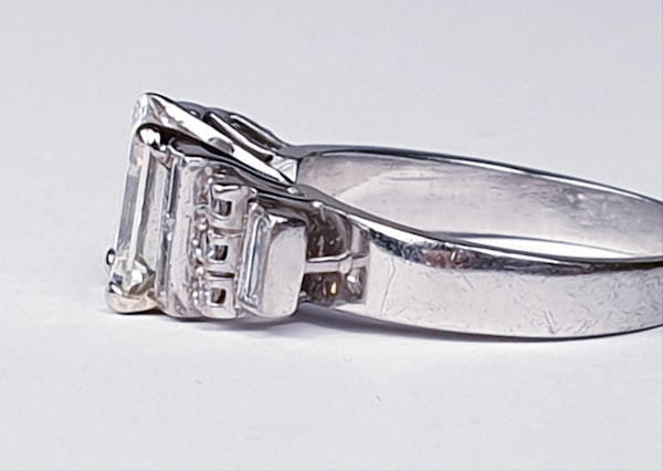 1.50ct Square Diamond Engagement Ring  DBGEMS - image 4