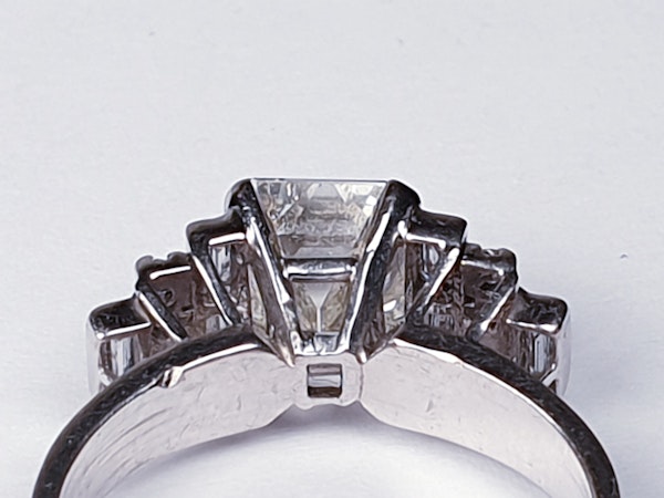 1.50ct Square Diamond Engagement Ring  DBGEMS - image 3