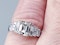 1.50ct Square Diamond Engagement Ring  DBGEMS - image 2