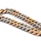 A Rose & White Gold Curb Link Bracelet **SOLD** - image 2