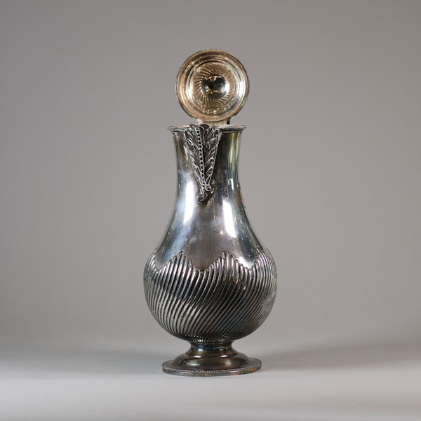 English Sheffield plate silver ewer and cover - image 1
