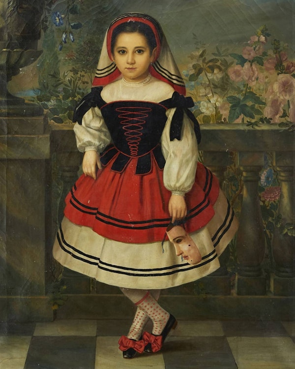 José Balaca Carrion Portrait of an Asturian Girl - image 2