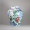 Chinese wucai baluster vase, Shunzi - image 2