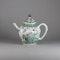 Chinese famille verte moulded teapot and cover - image 1