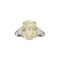 Natural Yellow Sapphire and Diamond Ring - image 1