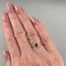 1980, 14ct White Gold Ruby & Diamond stone set Ring, SHAPIRO & Co - image 2