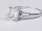 1.42ct emerald cut diamond engagement ring  DBGEMS - image 2
