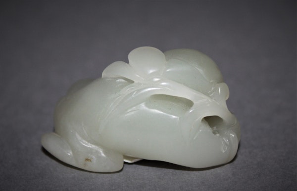 A Chinese jade carving of a boy. - image 3