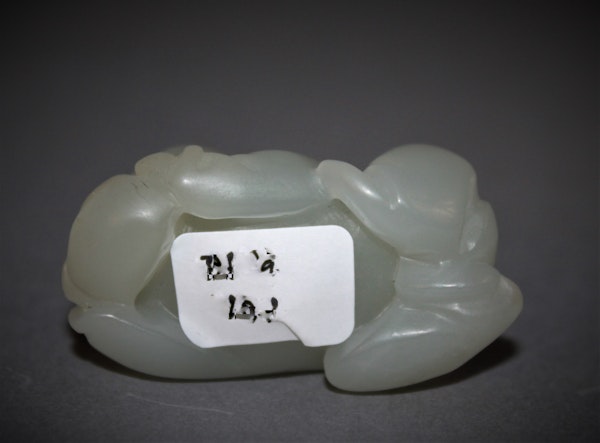 A Chinese jade carving of a boy. - image 4