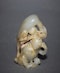A Chinese jade group of two monkeys. - image 3