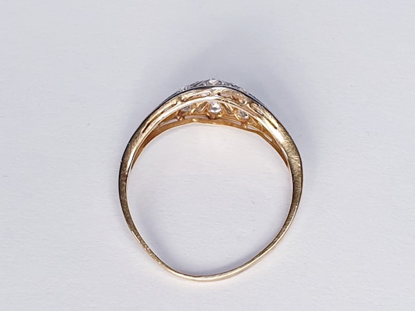 Edwardian Unique Diamond Engagement Ring  DBGEMS - image 6