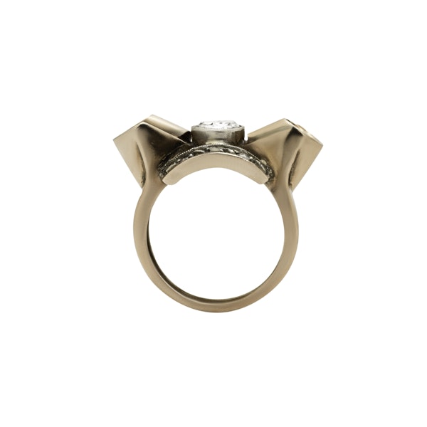 Retro Bow Ring - image 2