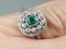 Belle Epoque Emerald and Diamond Ring  DBGEMS - image 2