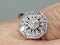 Art Deco Hexagonal Diamond Engagement Ring  DBGEMS - image 3