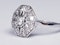 Art Deco Hexagonal Diamond Engagement Ring  DBGEMS - image 6