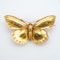 Victorian fine gold butterfly brooch - image 1
