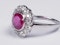 Burmese Ruby and Diamond Cluster Ring  DBGEMS - image 5