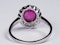 Burmese Ruby and Diamond Cluster Ring  DBGEMS - image 4