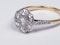 Edwardian Diamond Cluster Ring with Diamond Shoulders  DBGEMS - image 5